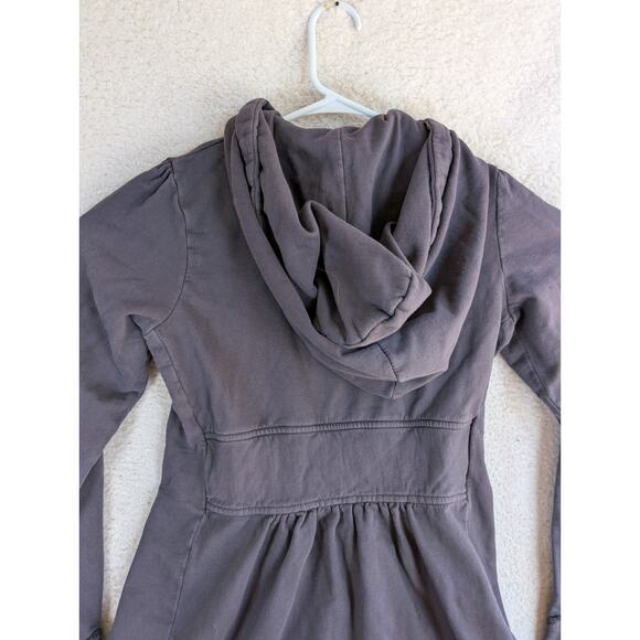 Prairie Underground Cloak Hoodie Womens Medium Long Black Full Zip Pockets - Picture 14 of 16